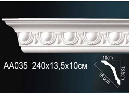 Потолочный плинтус из пенопласта, пвх, полиуретана, пенополистирола и дюрополимера.