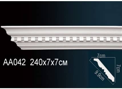 Потолочный плинтус из пенопласта, пвх, полиуретана, пенополистирола и дюрополимера.