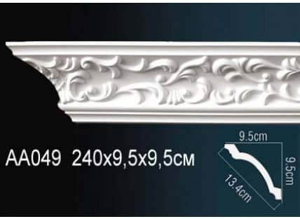 Потолочный плинтус из пенопласта, пвх, полиуретана, пенополистирола и дюрополимера.