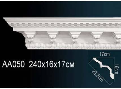 Потолочный плинтус из пенопласта, пвх, полиуретана, пенополистирола и дюрополимера.