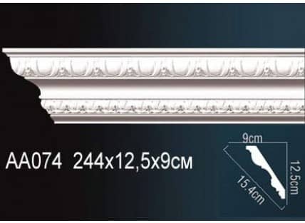 Потолочный плинтус из пенопласта, пвх, полиуретана, пенополистирола и дюрополимера.