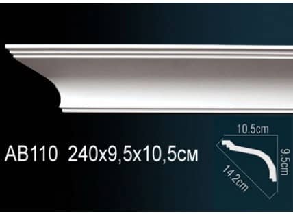 Потолочный плинтус из пенопласта, пвх, полиуретана, пенополистирола и дюрополимера.