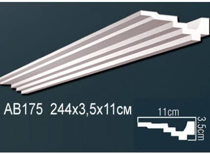 Потолочный плинтус из пенопласта, пвх, полиуретана, пенополистирола и дюрополимера.