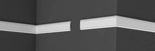 Потолочный плинтус из пенопласта, пвх, полиуретана, пенополистирола и дюрополимера.