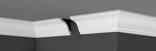 Потолочный плинтус из пенопласта, пвх, полиуретана, пенополистирола и дюрополимера.
