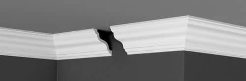Потолочный плинтус из пенопласта, пвх, полиуретана, пенополистирола и дюрополимера.