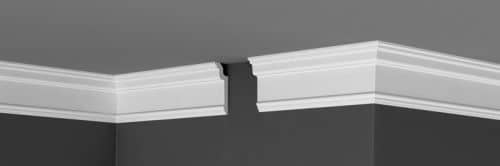 Потолочный плинтус из пенопласта, пвх, полиуретана, пенополистирола и дюрополимера.