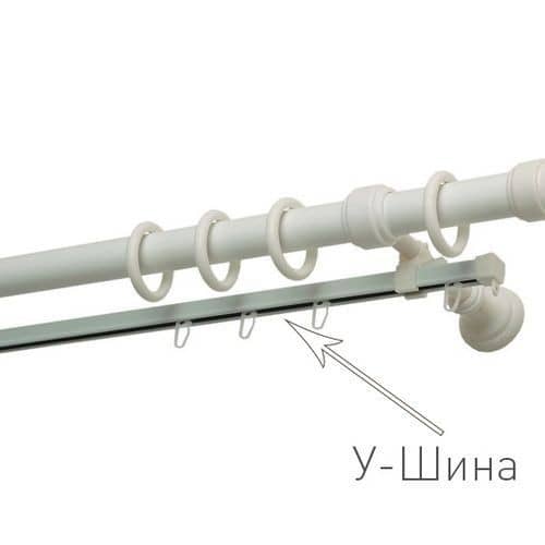 Купить Карниз Legrand Кантри с U-шиной бук 300 см по низкой цене