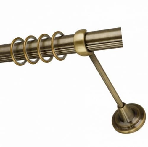 Купить Карниз DDA металлический золото античное D28 мм 240 см по низкой цене