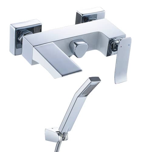 Купить Смеситель для ванны LEMARK Contest хром, белый по низкой цене