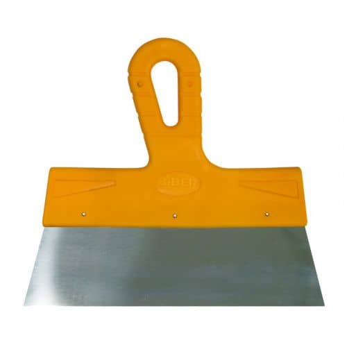 Купить Шпатель Biber МАСТЕР фасадный, нержавеющий, желтая ручка, 350 мм по низкой цене