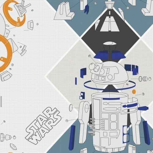 Купить Обои Erismann Disney StarWars Чертежи E-D-007A виниловые на флизелиновой основе по низкой цене