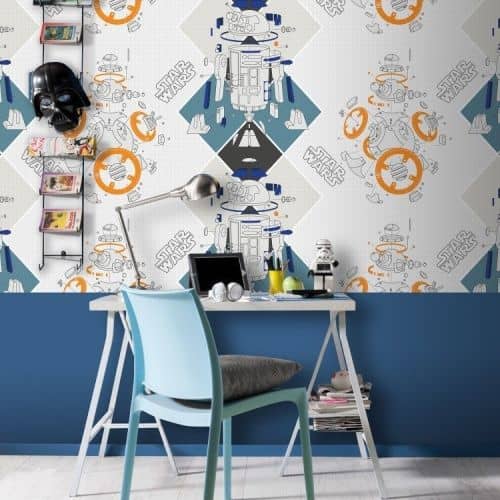 Купить Обои Erismann Disney StarWars Чертежи E-D-007A виниловые на флизелиновой основе по низкой цене