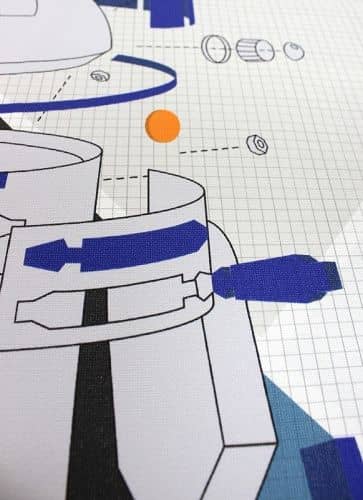 Купить Обои Erismann Disney StarWars Чертежи E-D-007A виниловые на флизелиновой основе по низкой цене
