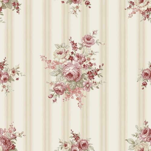 Купить Обои Grandeco Little Florals 2002 LF виниловые на флизелиновой основе по низкой цене