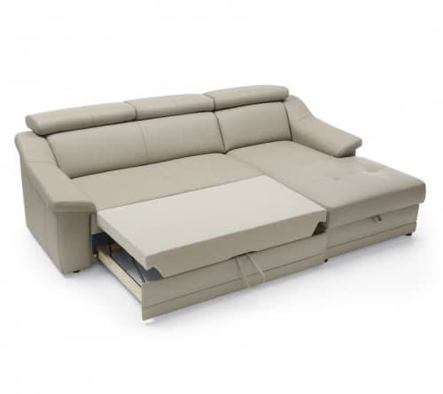 Купить Диван Gala Collezione Alba угловой в коже по низкой цене