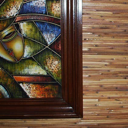 Купить Обои Дизайн Тропик Бамбук-тростник C-1038L натуральные по низкой цене