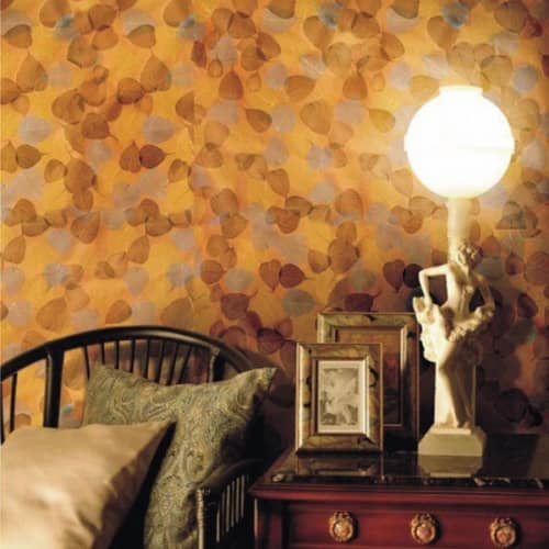 Купить Обои Дизайн Тропик Листья PWF-58 натуральные по низкой цене