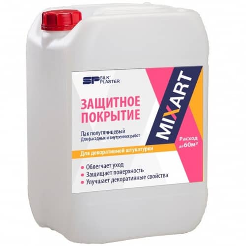 Купить Лак Silk Plaster Mixart 1 л по низкой цене