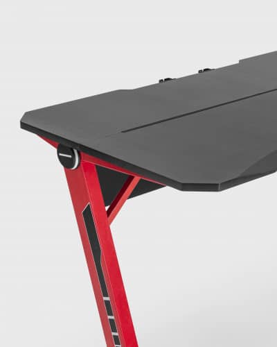 Купить Стол геймерский TopChairs Space красный по низкой цене