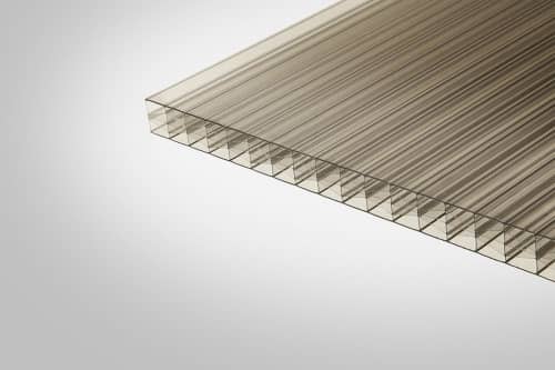 Купить Сотовый поликарбонат Полигаль 10,0 мм 2100x12000 мм бронзовый 42% ГОСТ TITAN SKY по низкой цене