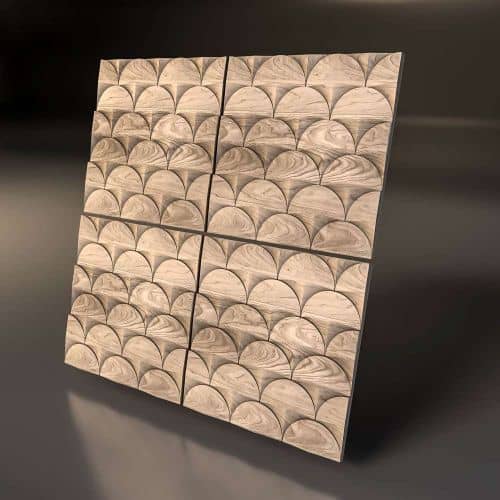 3D панель стеновая Relieffo Sunset (Дуб) Д029Д 600х600х30 мм