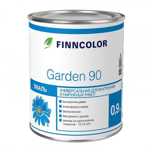 Купить Эмаль Finncolor Garden 90 A высокоглянцевая 0,9 л по низкой цене