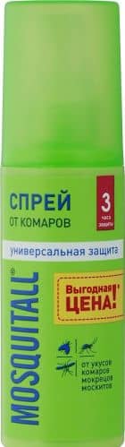 Купить Спрей Mosquitall универсальная защита от комаров, 100 мл по низкой цене