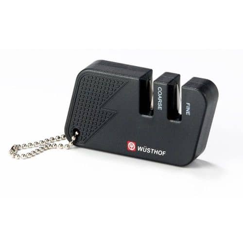 Купить Точилка Wüsthof Knife sharpeners двухуровневая, карманная, цвет черный по низкой цене