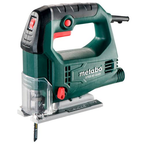 Купить Электролобзик Metabo STEB 65 Quick, 450 Вт пропил 65 мм по низкой цене