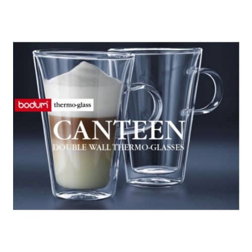 Купить Набор термобокалов (2 штуки) BODUM Canteen, 0.4л, цвет прозрачный по низкой цене