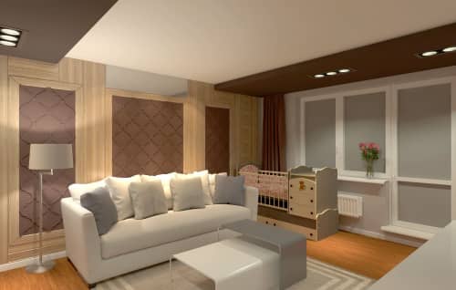 3D панель стеновая Relieffo Scroll 019 из пенополиуретана 600x600x30 мм