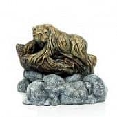 Купить Фонтан садовый медведь на пне по низкой цене