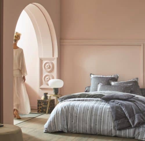 Купить Покрывало Blanc des Vosges Byzance Anthracite серое, бархат по низкой цене