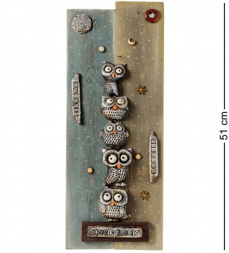 Купить KK-511 Панно КоКо Шамель "Пирамида Сов" шамот по низкой цене