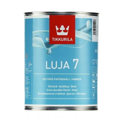 Купить Краска Tikkurila LUJA 7 А в/д, специальная, стойкая 0,9 л по низкой цене