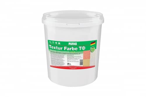 Купить Декоративное фактурное покрытие Pufas Textur Farbe ТФ 0,5 мм, 30 кг по низкой цене