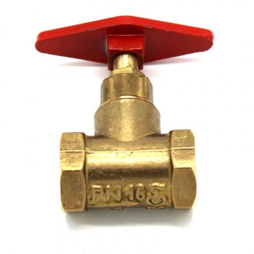 Купить Вентиль PN10, для воды и пара, 1/2" В-В, латунь по низкой цене