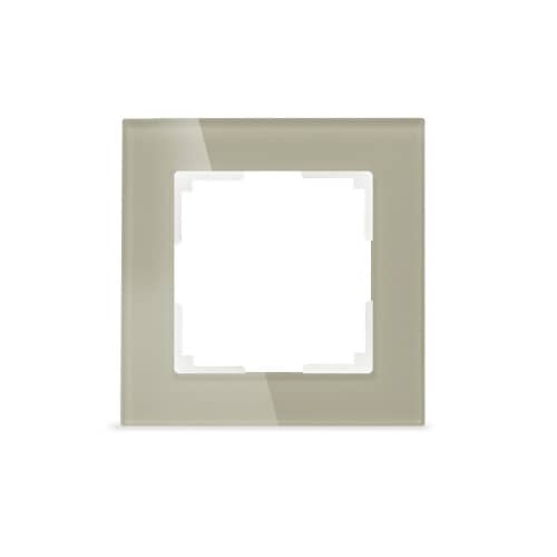 Купить Рамка Smartbuy Нептун 1 пост стекло коричневая по низкой цене