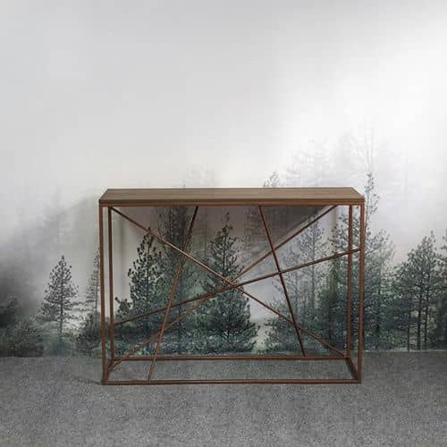 Купить Консоль Intelligent Design Wilson line copper американский орех по низкой цене