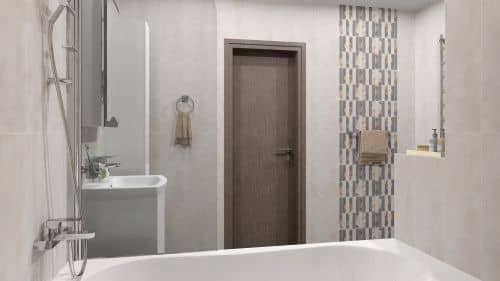 Купить Бордюр LB-Ceramics Fiori Grigio 2 9х60 см по низкой цене