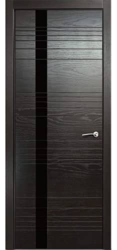 Купить Дверное полотно Легенда V-IV, стекло, бьянко, неро, 600х2000 мм по низкой цене