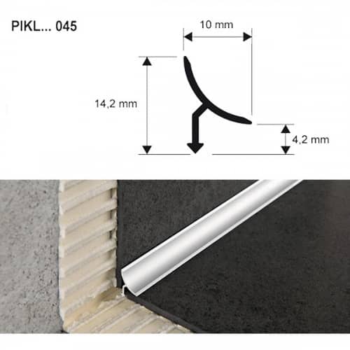 Деревянный, металлический, пластиковый напольный плинтус.