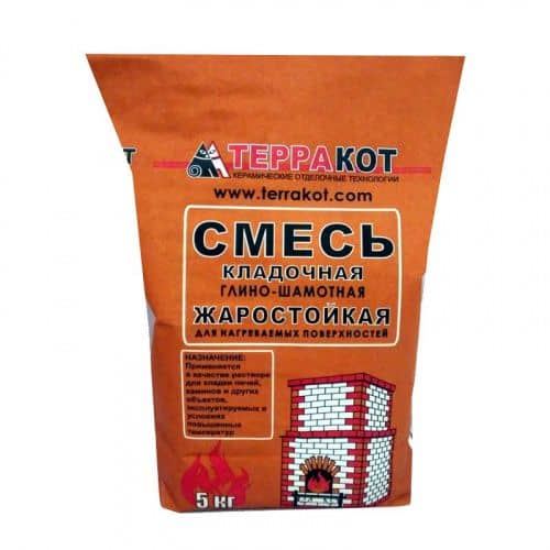  Кладочная печная смесь ТЕРРАКОТ