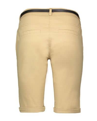 Купить Шорты-бермуды Piazza Italia эластичные, бежевые по низкой цене