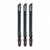 Купить Полотна Biber T144C для электролобзика, для дерева, быстрый рез, 74/4 мм, 3 шт. по низкой цене