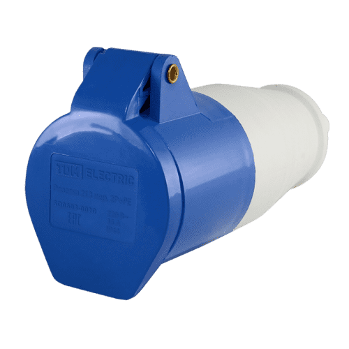 Купить Розетка переносная 213 2Р+РЕ 16А 230В IP44 по низкой цене