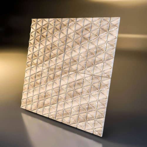 3D панель стеновая Relieffo Constellation (Бук) Д036Б 600х600х30 мм