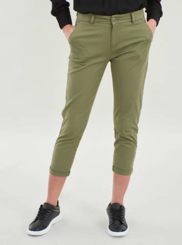 Купить Брюки Piazza Italia повседневные, цвет шалфей по низкой цене