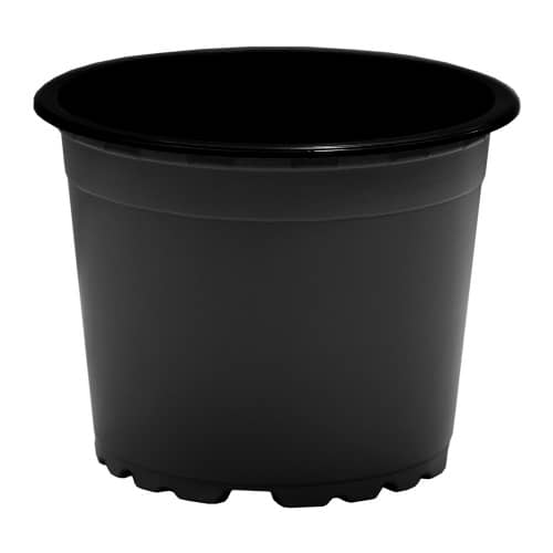 Купить Горшок пластиковый технологический черный d15 см 1,5 л по низкой цене